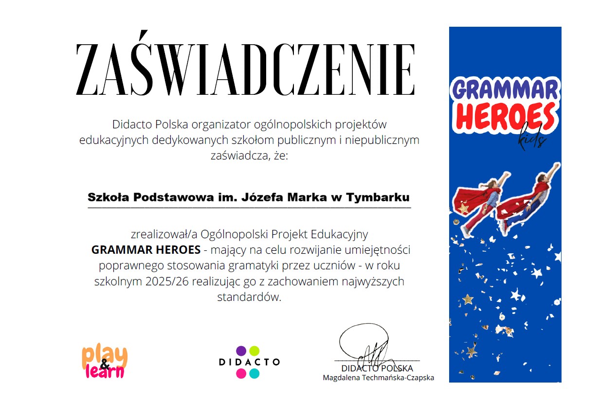 Grammar Heroes: gramatyczna misja zakończona sukcesem!