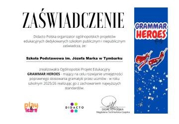 Grammar Heroes: gramatyczna misja zakończona sukcesem!