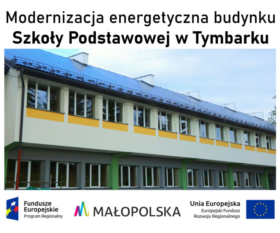 Modernizacja energetyczna budynku SP w Tymbarku